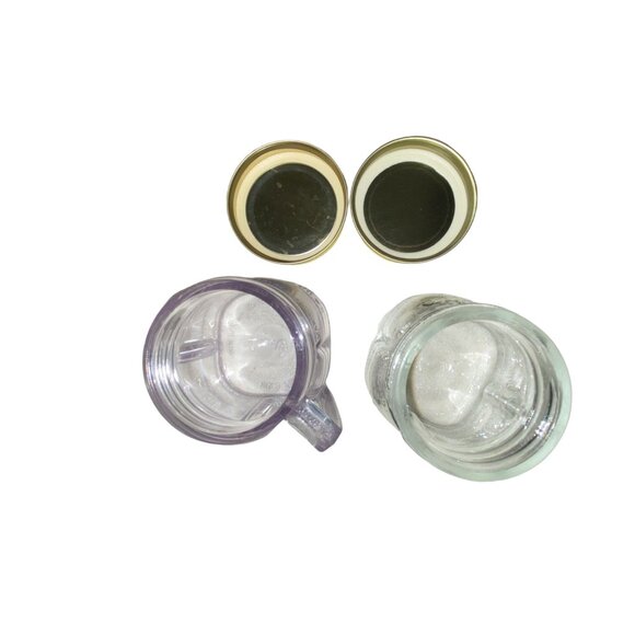 Vintage Oster Mini-Blend Containers Used Set of 2 Blend and Store - Picture 8 of 11